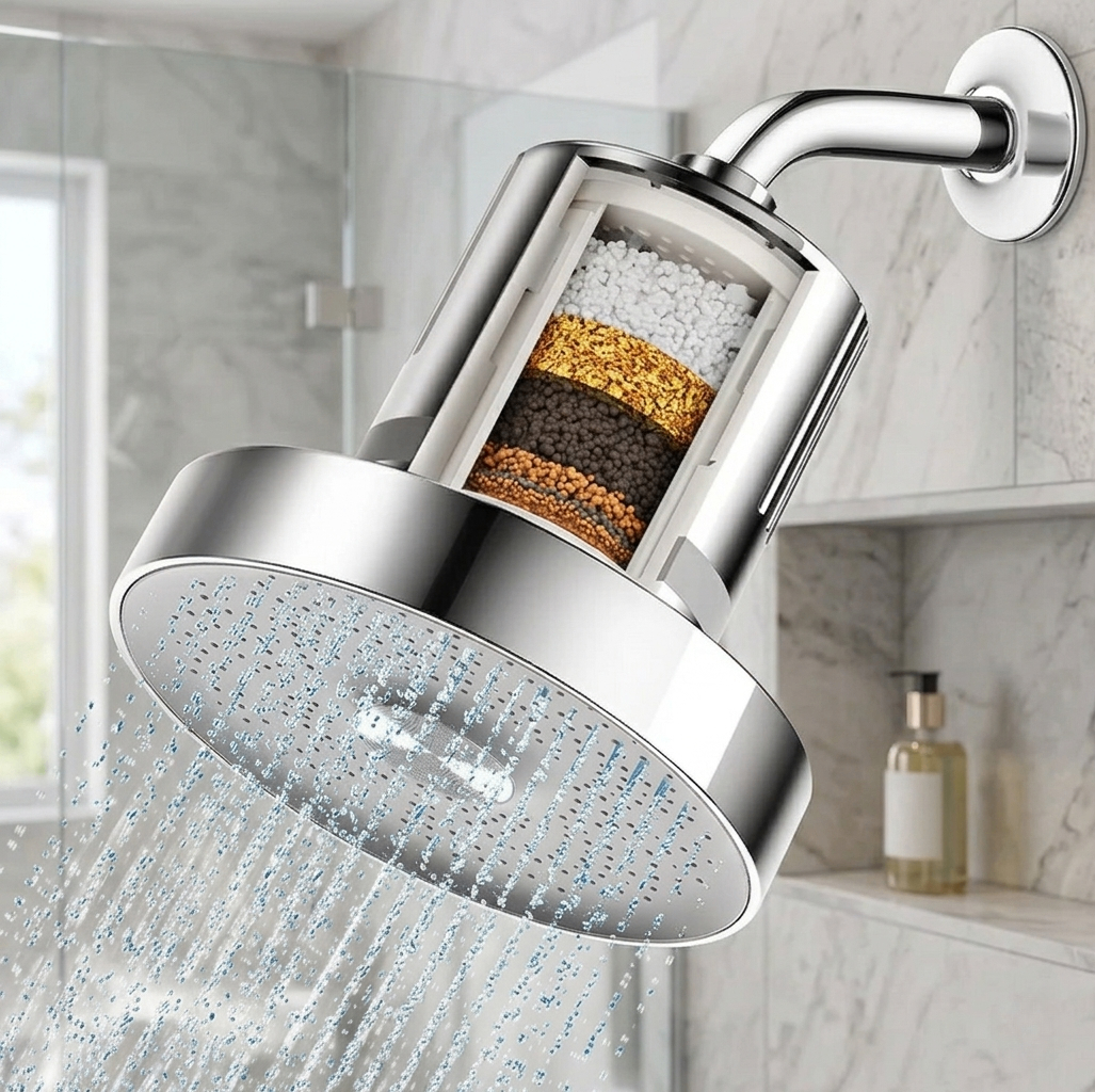 TrueTap filtered showerhead